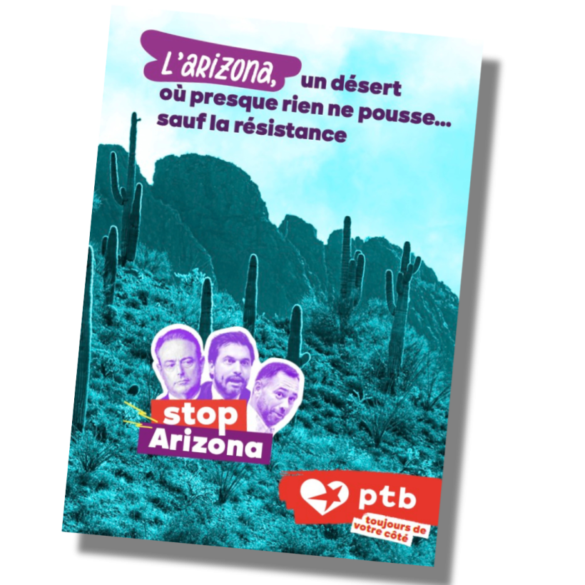 Couverture de la brochure "L’Arizona, un désert où presque rien ne pousse... sauf la résistance"