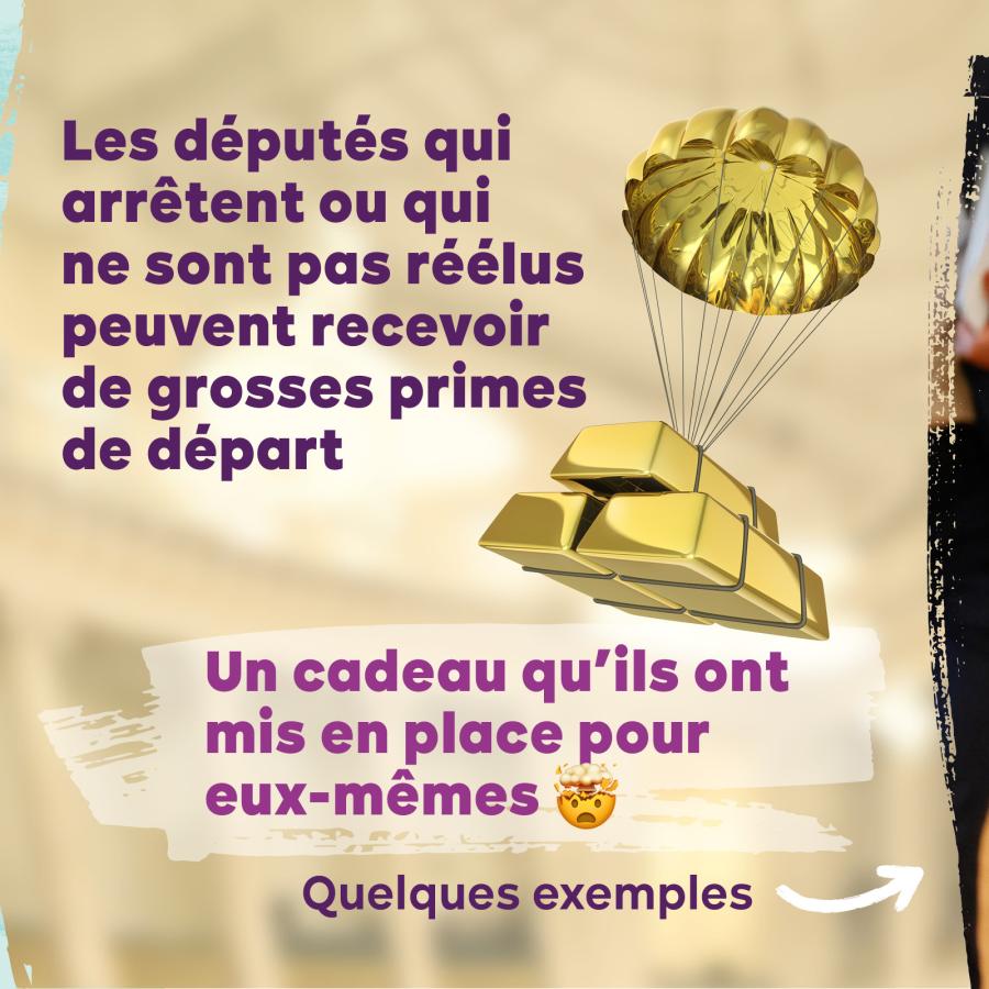 Supprimons les primes de départ des députés - 2