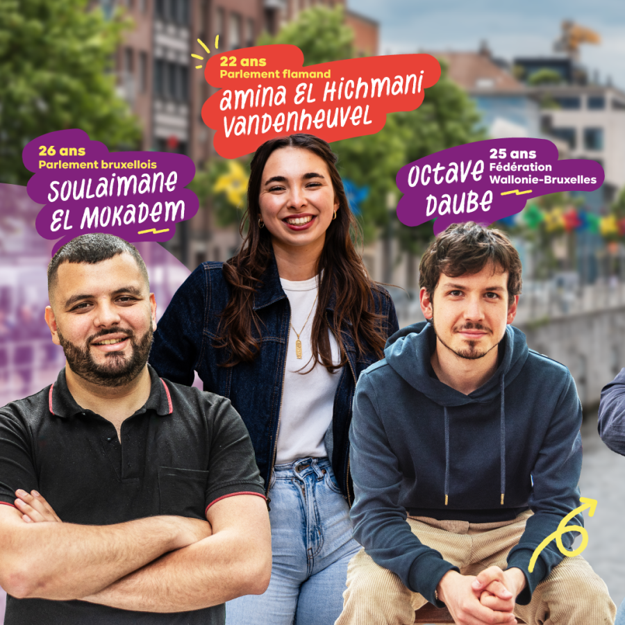 Les jeunes députés du PTB prêts à secouer le parlement.