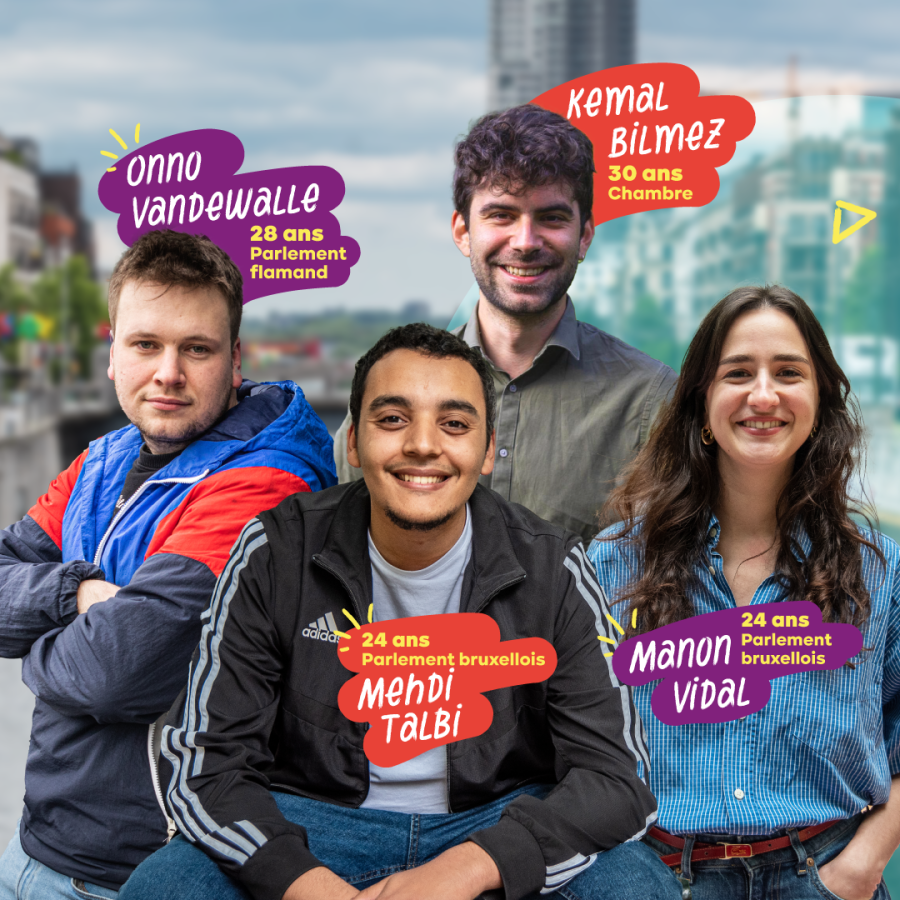Les jeunes députés du PTB prêts à secouer le parlement.