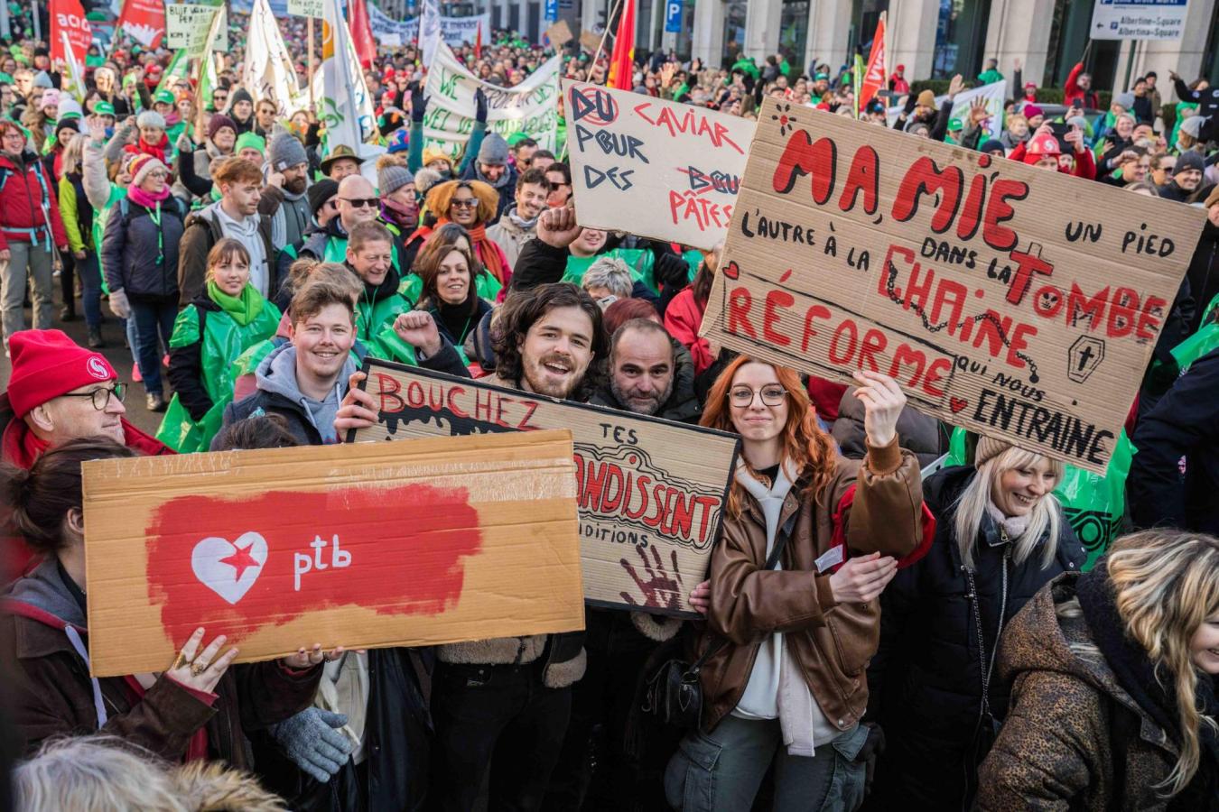 Manifestation à Bruxelles le 13 janvier contre le gouvernement des casseurs.