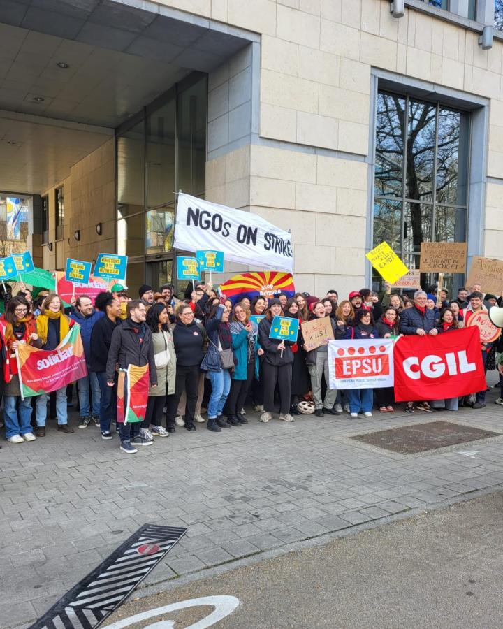 Grève du 31 mars 2025 : Piquet du monde associatif
