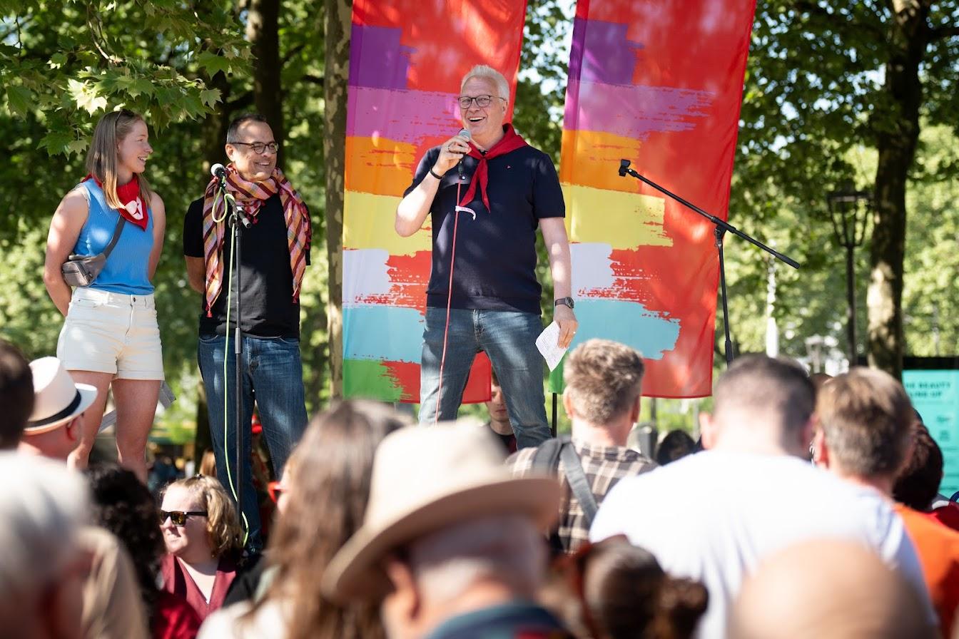 Peter Mertens et Vijay Prashad au 1er Mai à Anvers