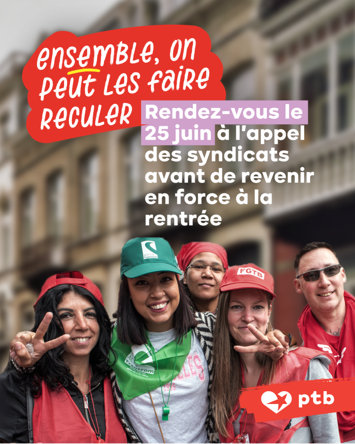 Ensemble, on peut les faire reculer  Rendez-vous le 25 juin avant de revenir en force à la rentrée