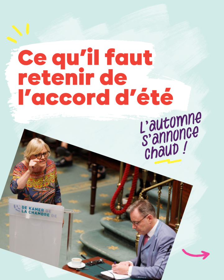 Slide 1 : Sofie Merckx face à Bart De Wever à la Chambre