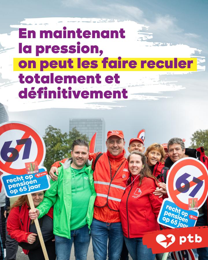 En maintenant la pression,  on peut les faire reculer  totalement et définitivement