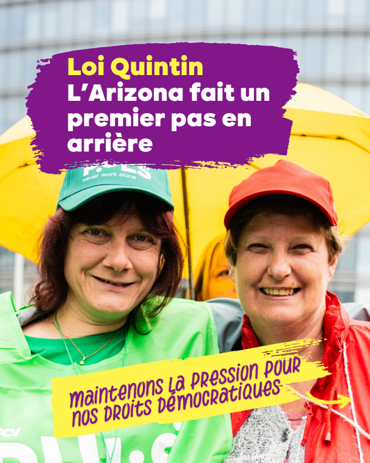 1. Deux syndicalistes regardent la caméra