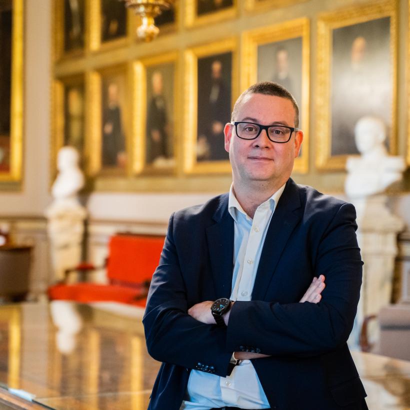 Raoul Hedebouw au parlement