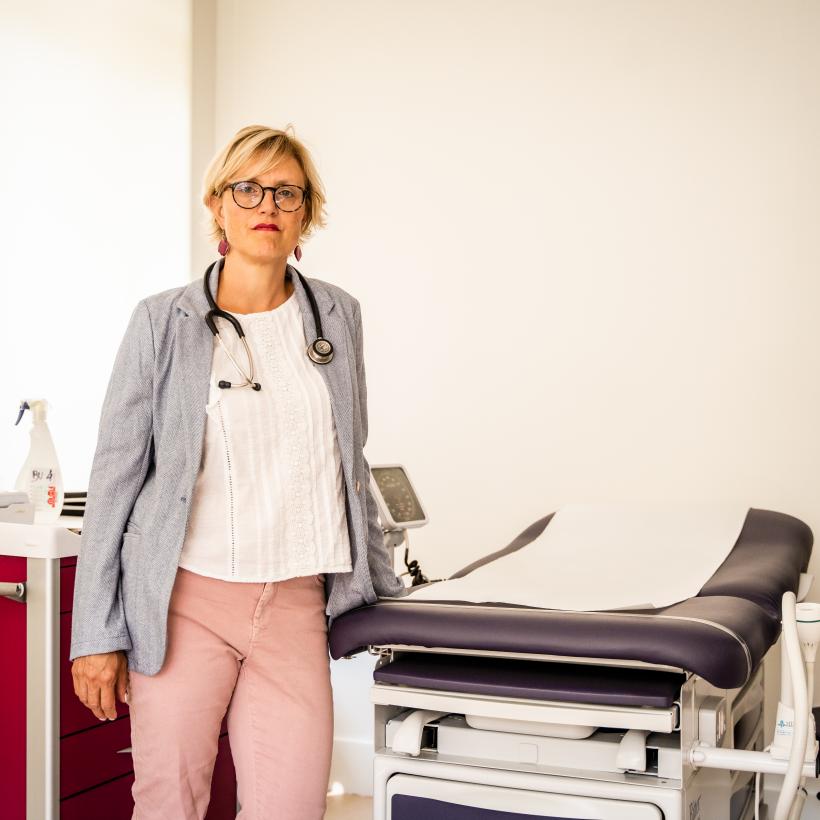 Sofie Merckx, cheffe de groupe PTB à la Chambre et médecin généraliste.