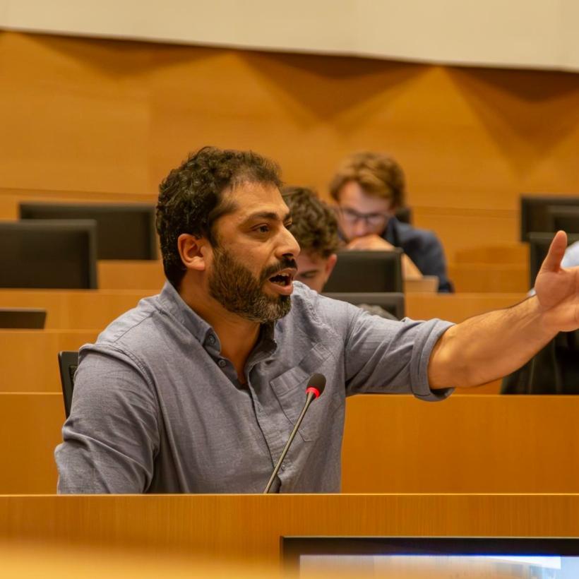 Le député Nabil Boukili à la Chambre