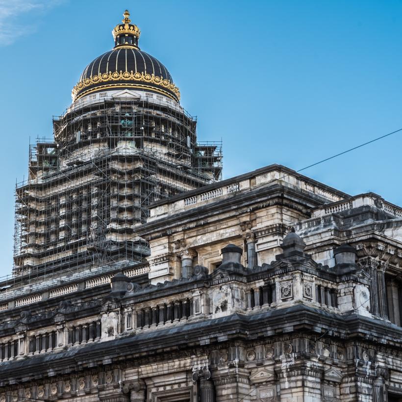 Le palais de Justice à Bruxelles.