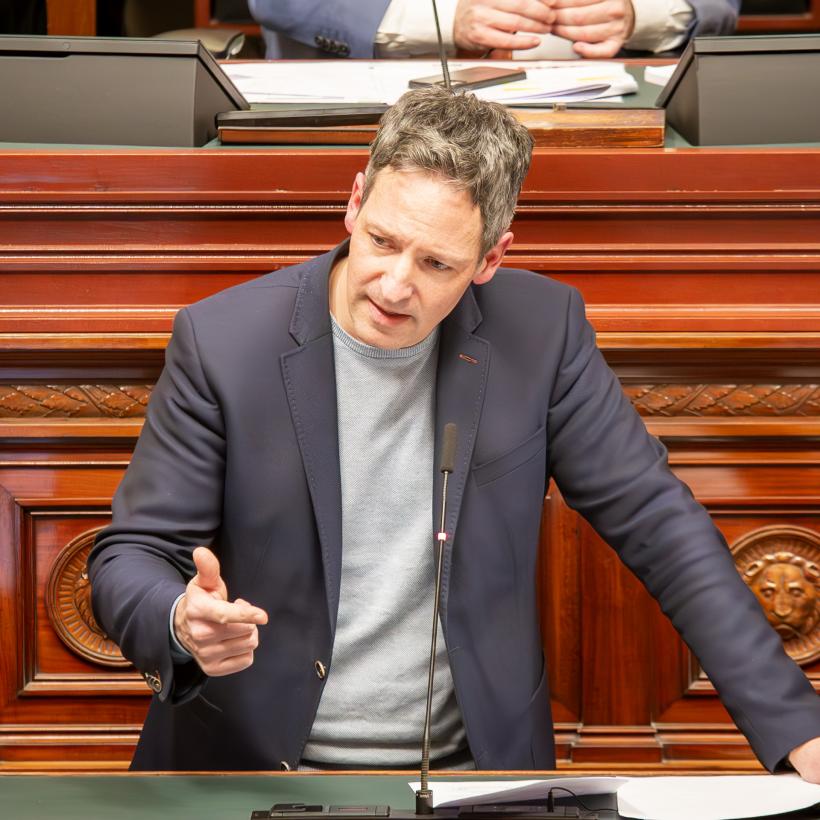 Kim De Witte au parlement