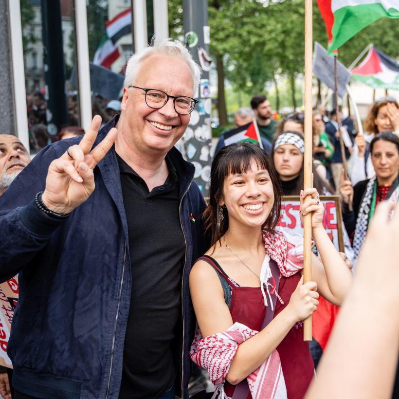 Peter Mertens. (Photo Solidaire, Stefaan Van Parys)