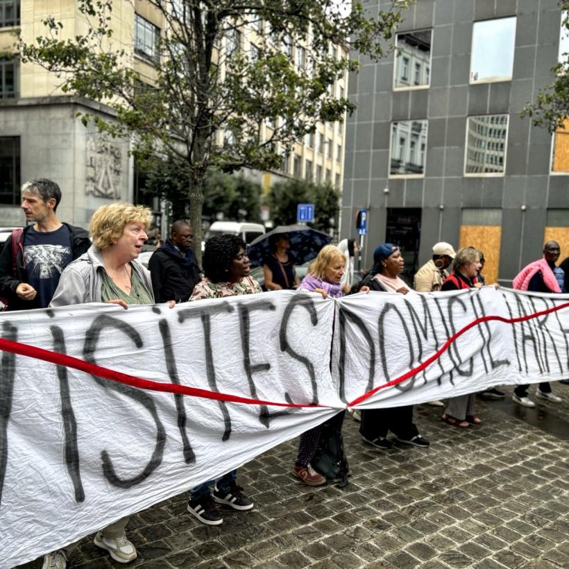 Action à Bruxelles contre les visites domiciliaires le 30 septembre