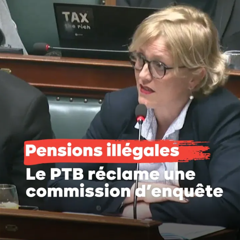 Sofie Merckx intervient à la Chambre.