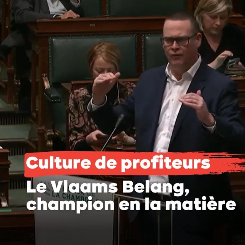 Raoul Hedebouw intervient à la Chambre.