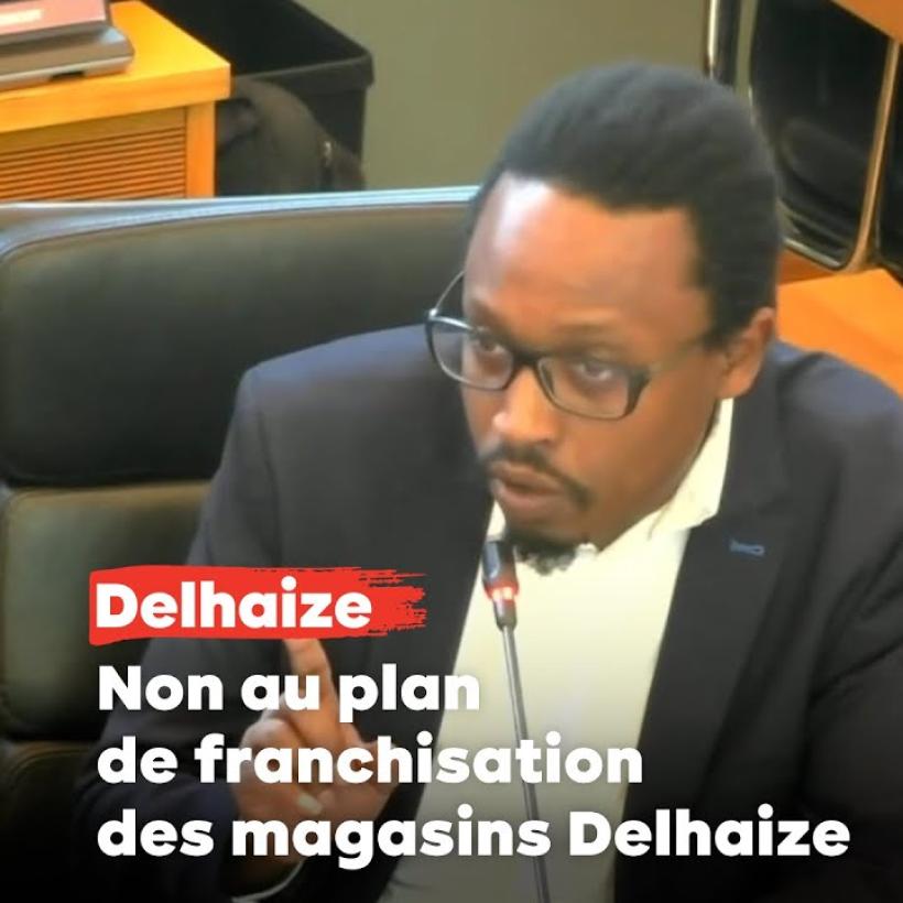 Germain Mugemangango intervient au parlement wallon.