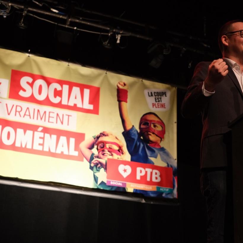 Le PTB lance sa campagne : « Votez social, c'est vraiment phénoménal »