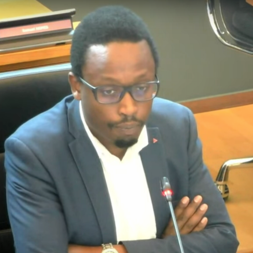 Germain Mugemangango au Parlement wallon