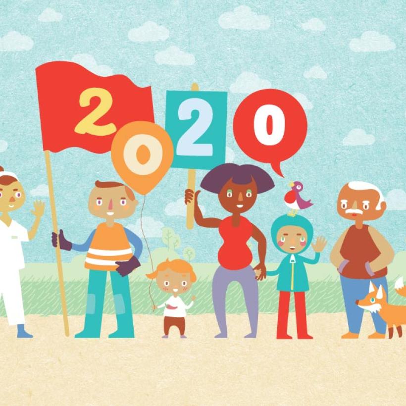 Fêtons ensemble 2020, l’année de la pension minimum à 1 500 euros et de plein d’autres surprises