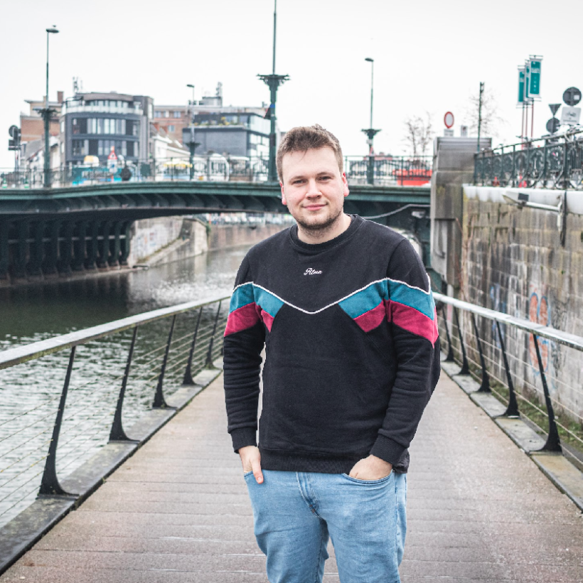 Onno Vandewalle in de straten van Gent