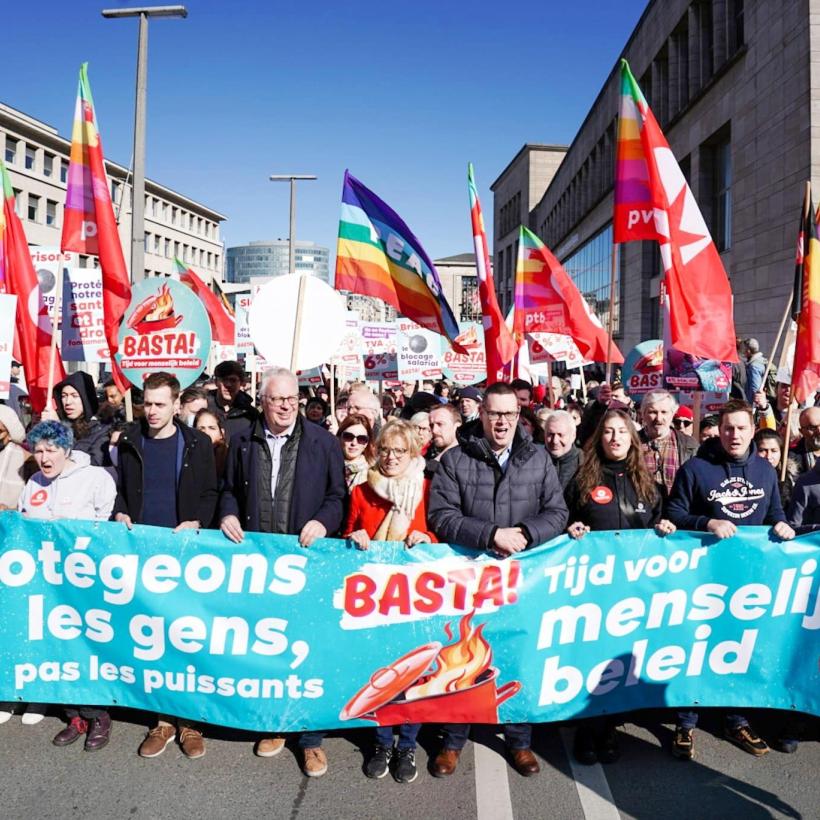 Le PTB mobilise 10 000 personnes contre les factures d'énergie trop élevées