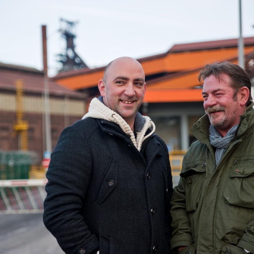 Le député wallon Frédéric Gillot et le conseiller communal de Genk Gaby Colebunders traversent la frontière linguistique pour les élections