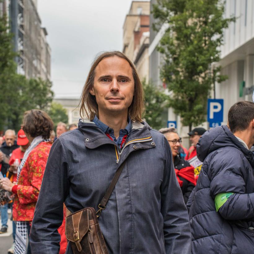 Benjamin Pestieau, responsable Monde du Travail du PTB.