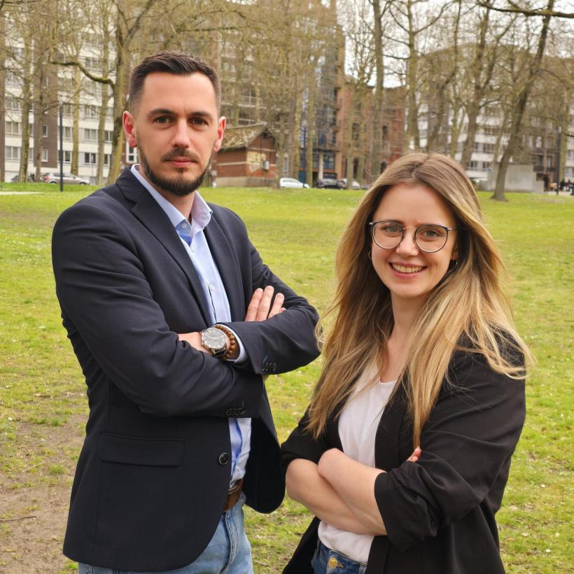 Julien Liradelfo et Pauline Boninsegna.