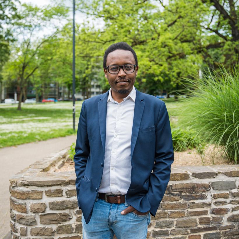 Germain Mugemangango, chef de groupe au Parlement wallon.