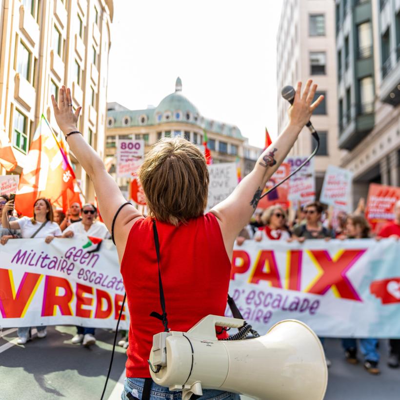 Manifestation pour la paix