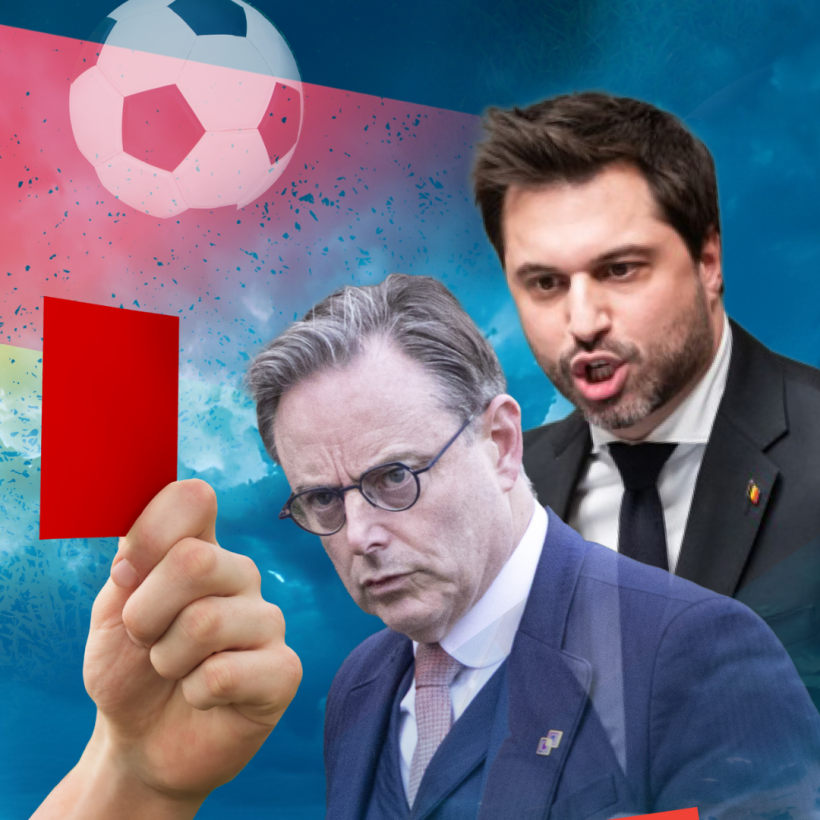 De Wever et Bouchez reçoivent un carton rouge