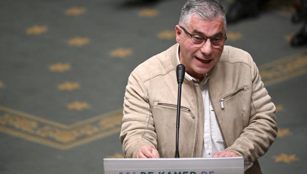 Roberto D'Amico, député du PTB, à la Chambre.