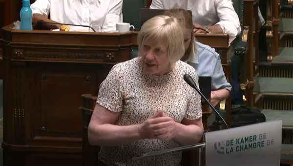 Maria Vindevoghel in de Kamer