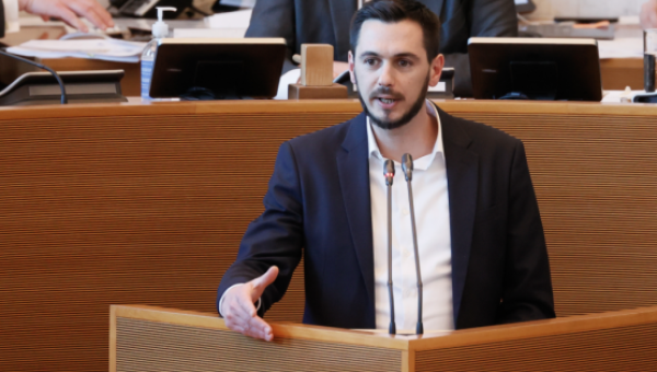 Julien Liradelfo au parlement wallon