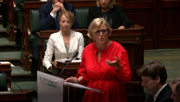 Sofie Merckx à la Chambre