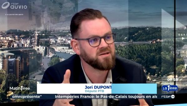 Jori Dupont à Matin Première.