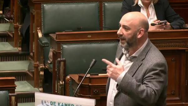 Gaby Colebunders au parlement