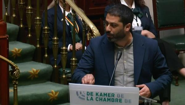 Nabil Boukili à la Chambre