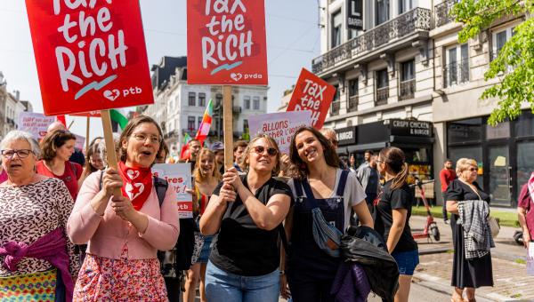 1er Mai du PTB à Bruxelles.