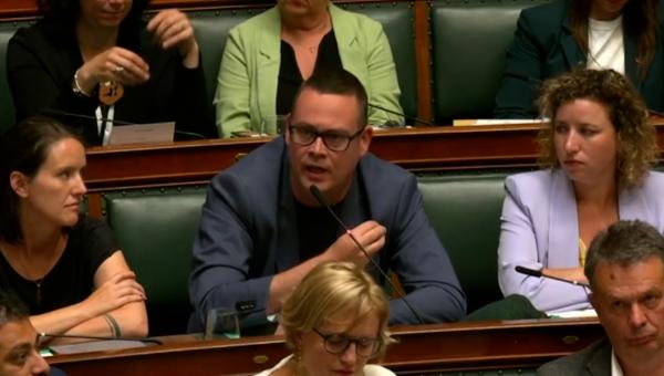 Raoul Hedebouw à la Chambre