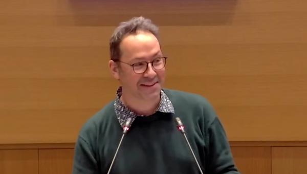 Bruno Bauwens au Parlement de la Fédération Wallonie-Bruxelles
