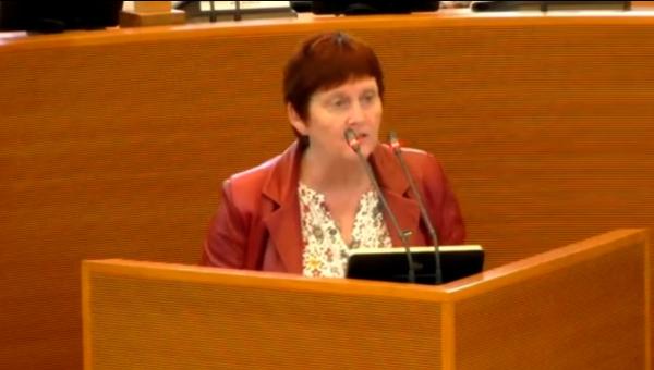 Alice Bernard au Parlement wallon