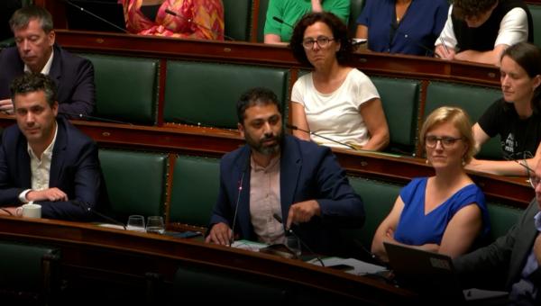 Nabil Boukili à la Chambre