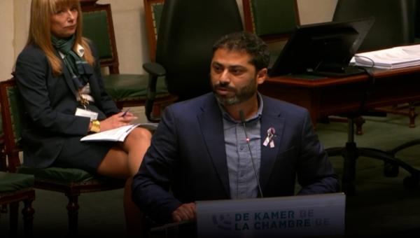 Nabil Boukili à la Chambre