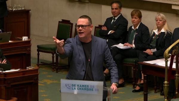 Raoul Hedebouw à la Chambre