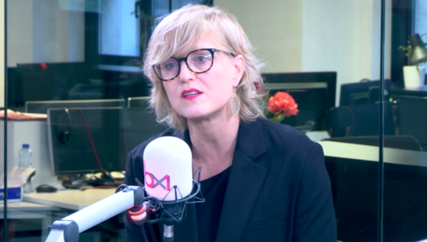 Sofie Merckx au micro de BX1