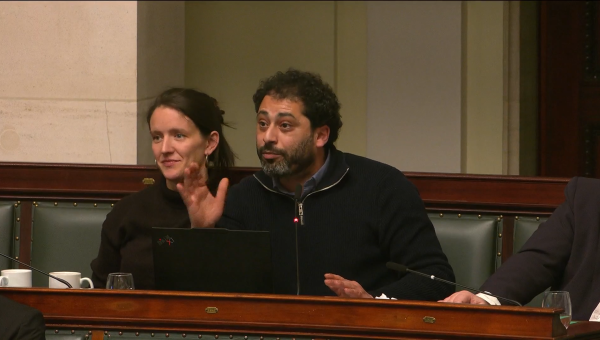 Nabil Boukili à la Chambre