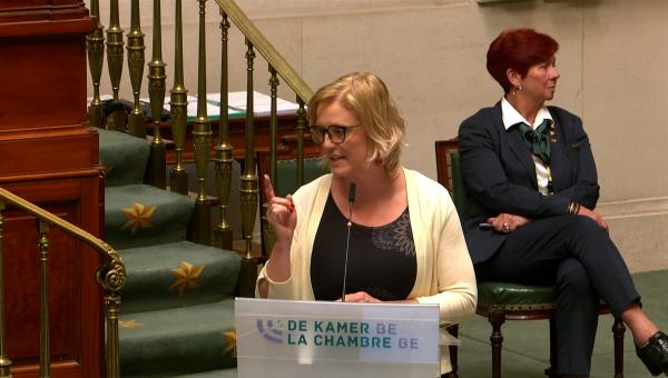 Sofie Merckx à la Chambre