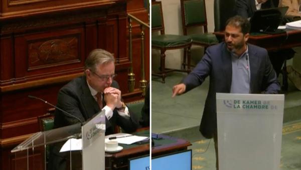 Nabil Boukili face à Bart De Wever